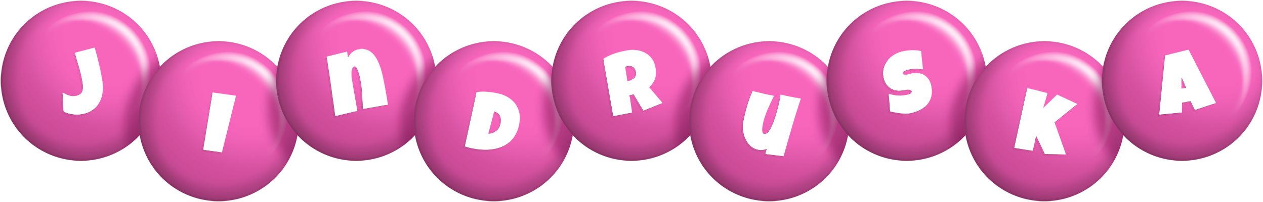 Jindruska candy-pink logo