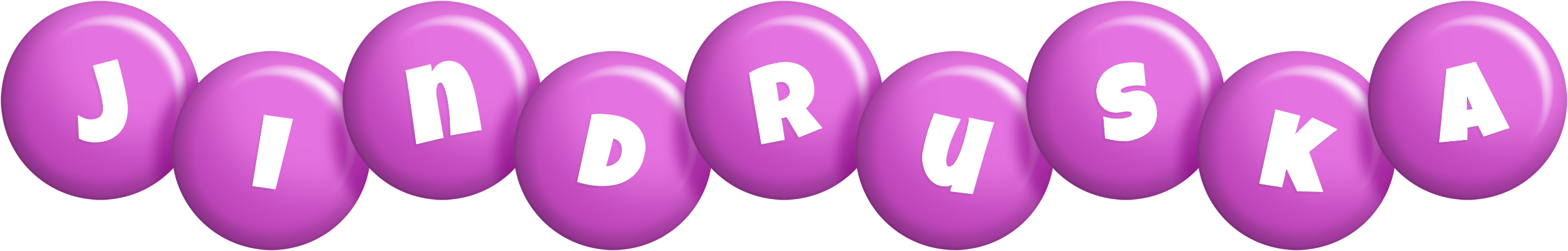 Jindruska candy-purple logo