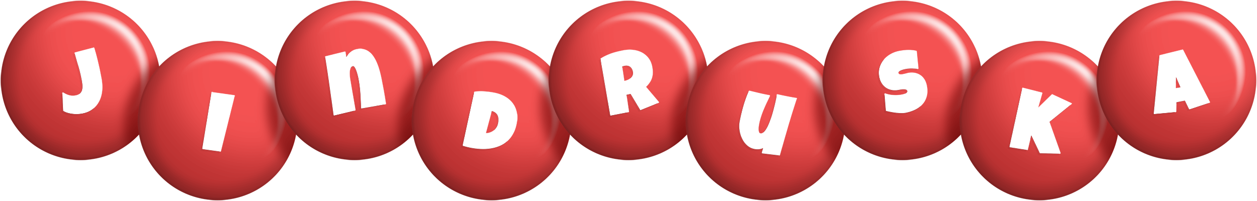 Jindruska candy-red logo