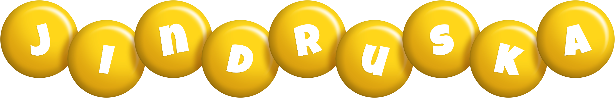 Jindruska candy-yellow logo