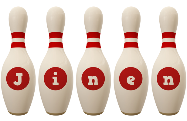 Jinen bowling-pin logo