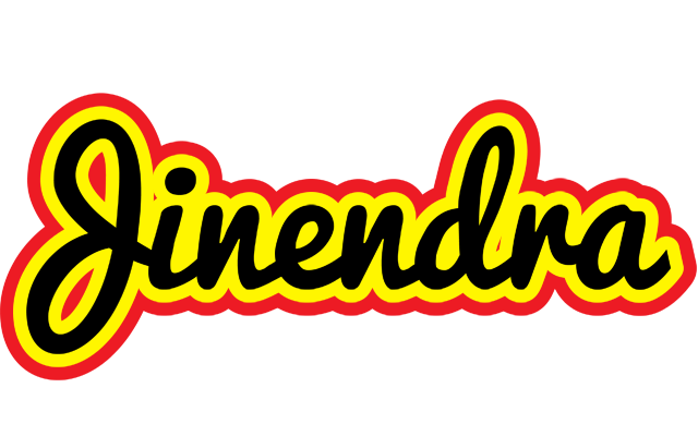 Jinendra flaming logo