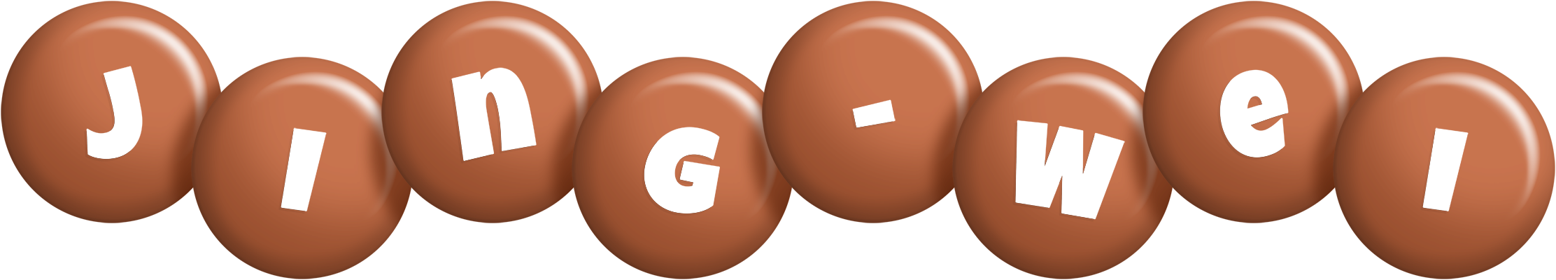 Jing-Wei candy-brown logo