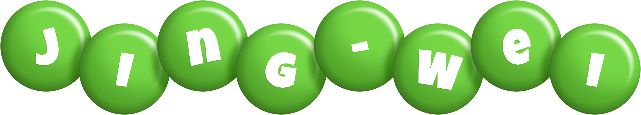 Jing-Wei candy-green logo