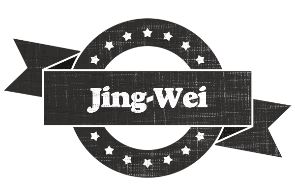 Jing-Wei grunge logo