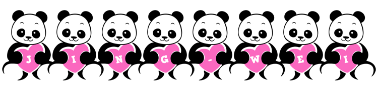 Jing-Wei love-panda logo