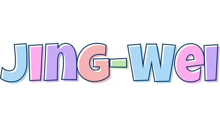 Jing-Wei pastel logo
