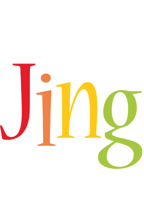 Jing birthday logo