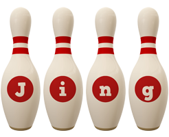Jing bowling-pin logo