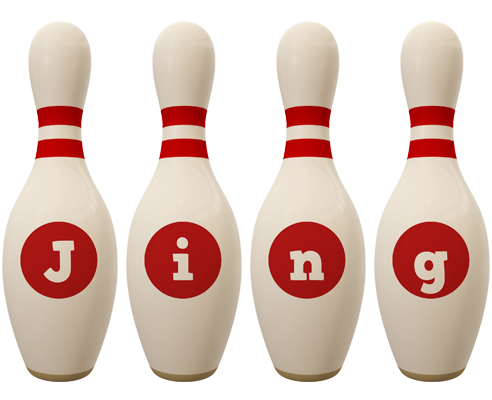 Jing bowling-pin logo
