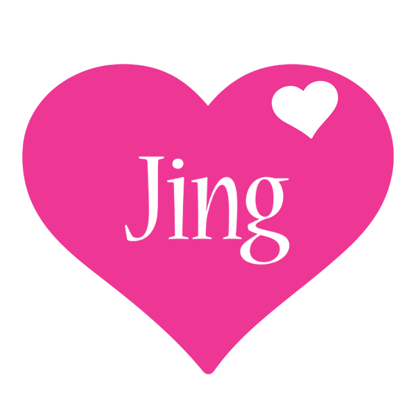 Jing love-heart logo