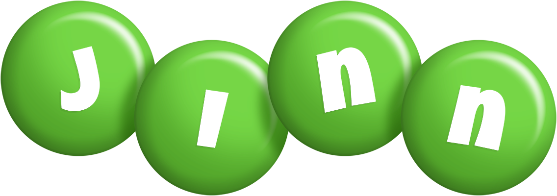 Jinn candy-green logo