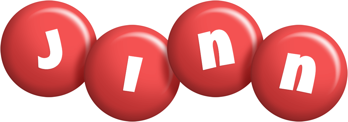 Jinn candy-red logo