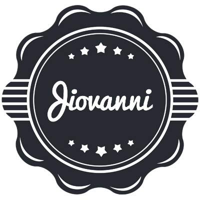 Jiovanni badge logo