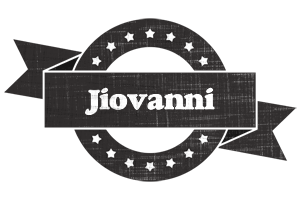 Jiovanni grunge logo