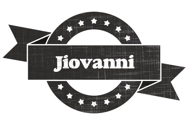 Jiovanni grunge logo