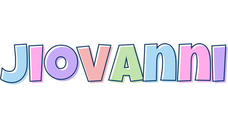Jiovanni pastel logo