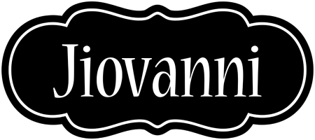 Jiovanni welcome logo