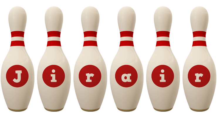 Jirair bowling-pin logo