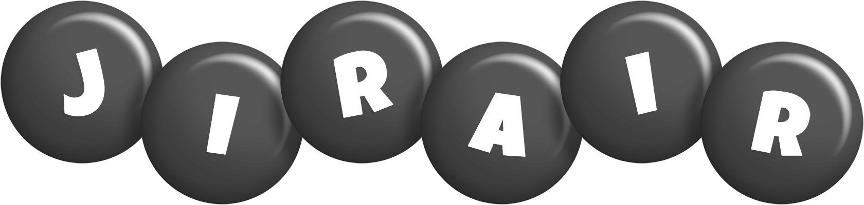 Jirair candy-black logo