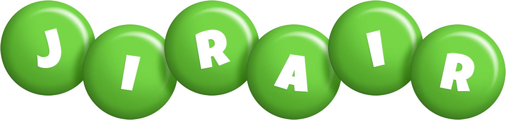 Jirair candy-green logo