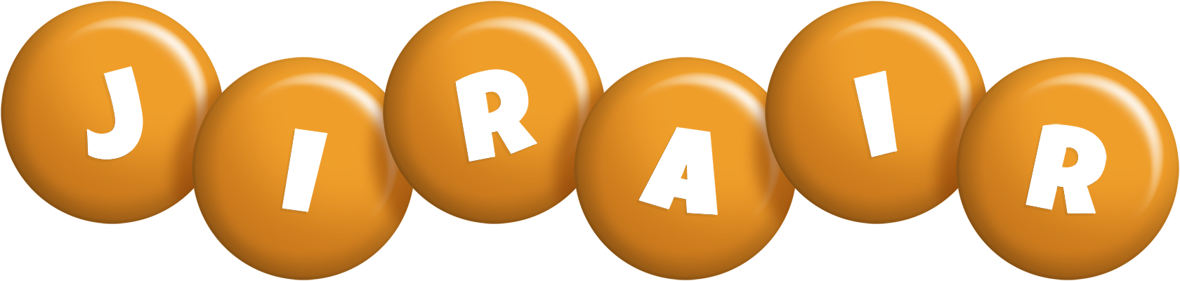 Jirair candy-orange logo