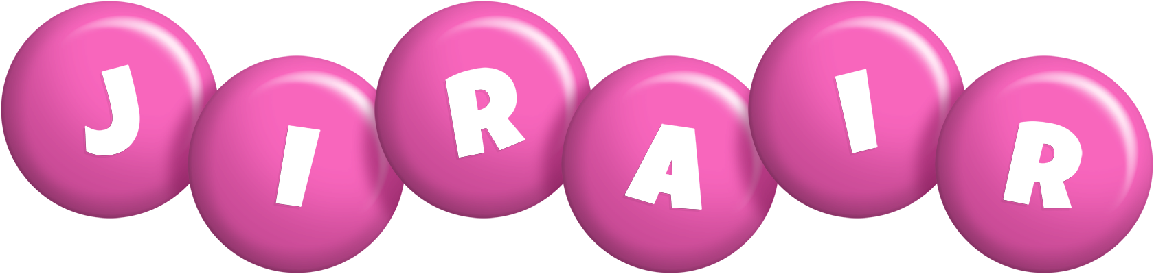 Jirair candy-pink logo