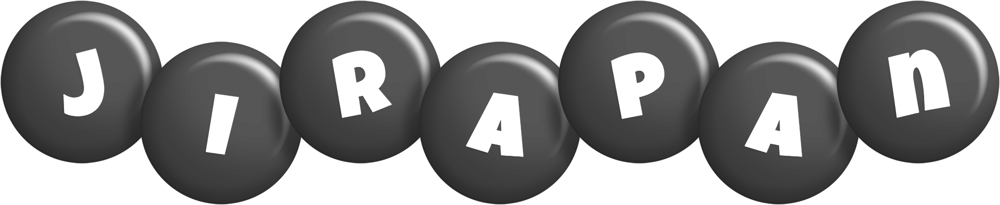 Jirapan candy-black logo