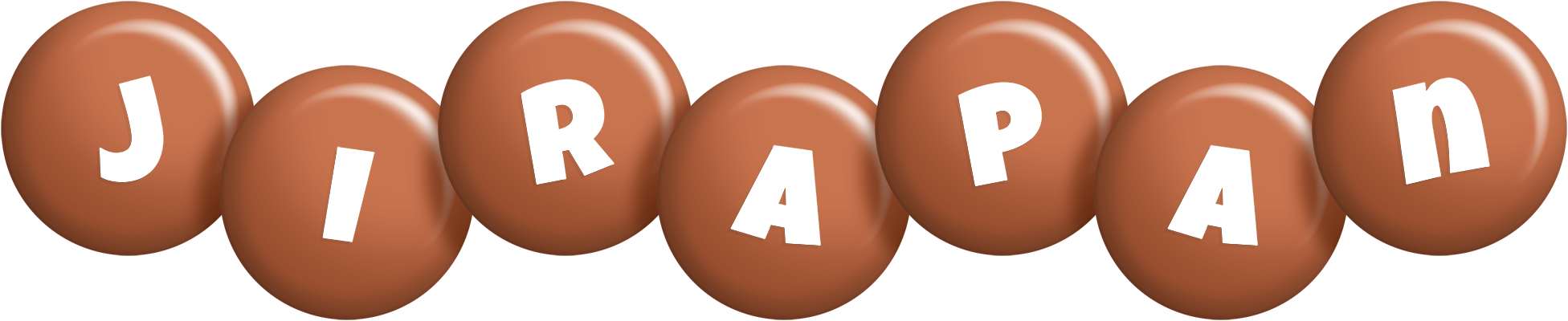 Jirapan candy-brown logo