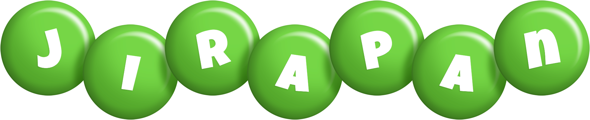 Jirapan candy-green logo