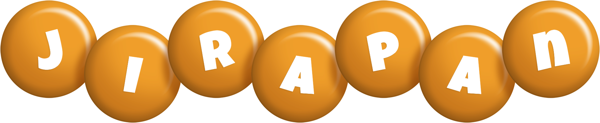 Jirapan candy-orange logo