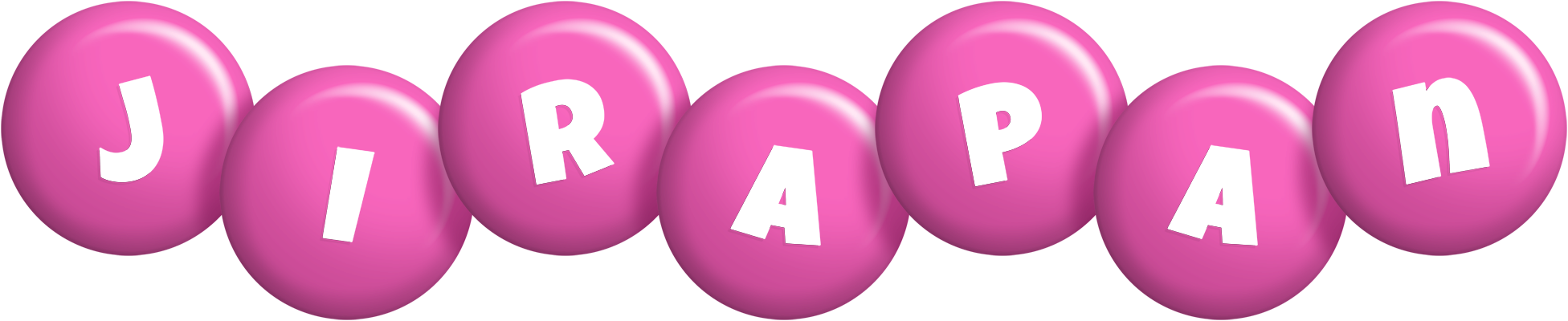 Jirapan candy-pink logo