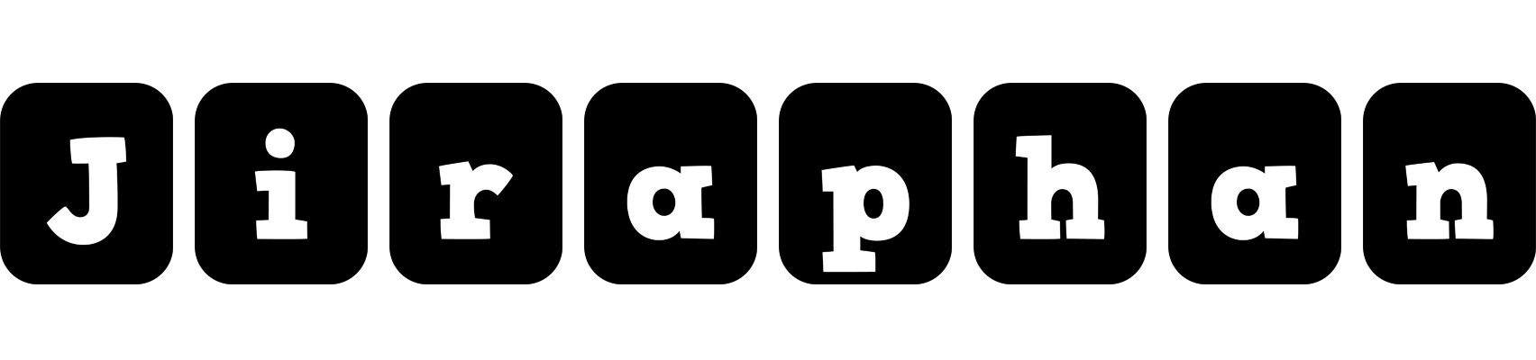 Jiraphan box logo