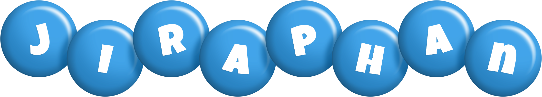 Jiraphan candy-blue logo