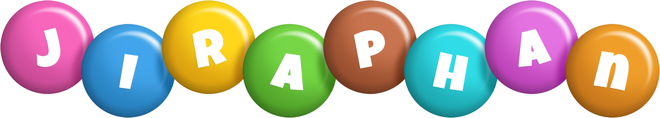 Jiraphan candy logo