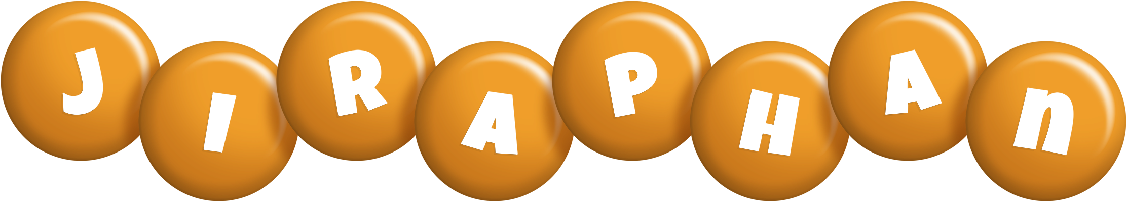 Jiraphan candy-orange logo