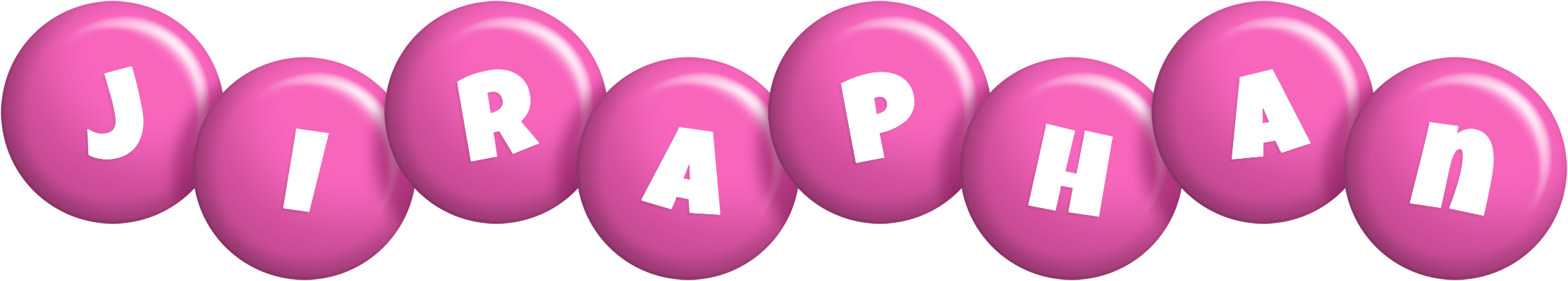 Jiraphan candy-pink logo