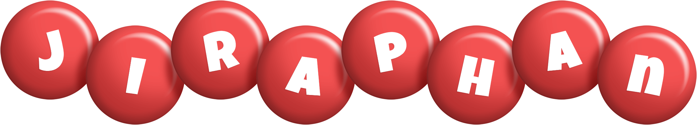Jiraphan candy-red logo