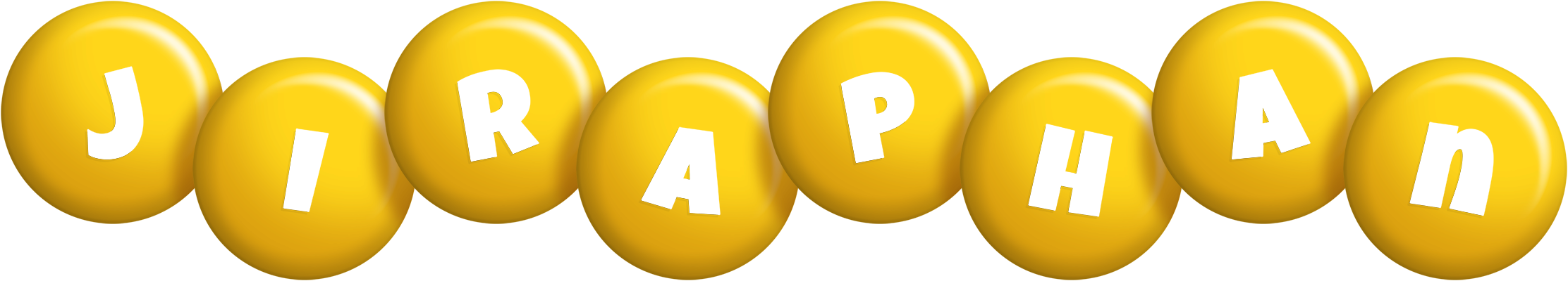 Jiraphan candy-yellow logo
