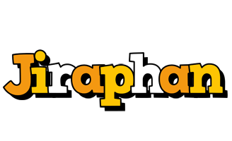 Jiraphan cartoon logo
