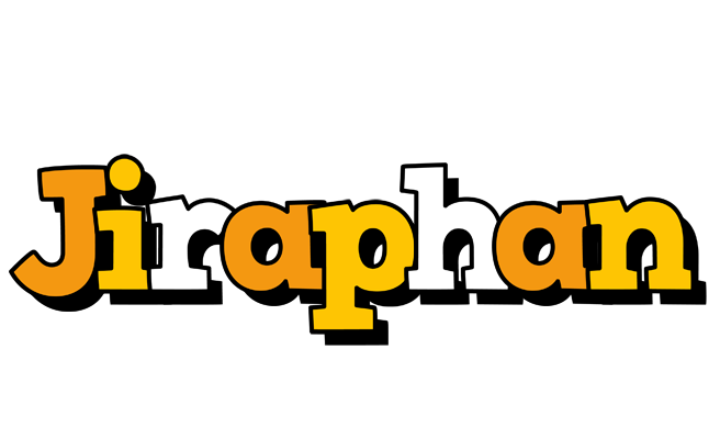 Jiraphan cartoon logo