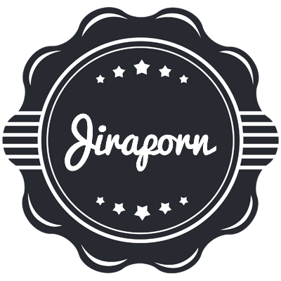 Jiraporn badge logo