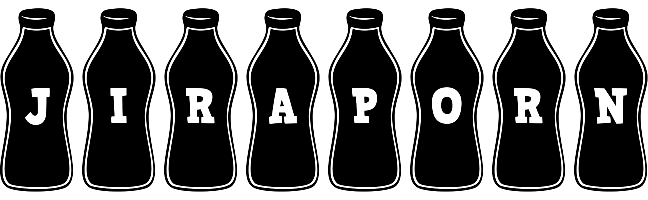 Jiraporn bottle logo