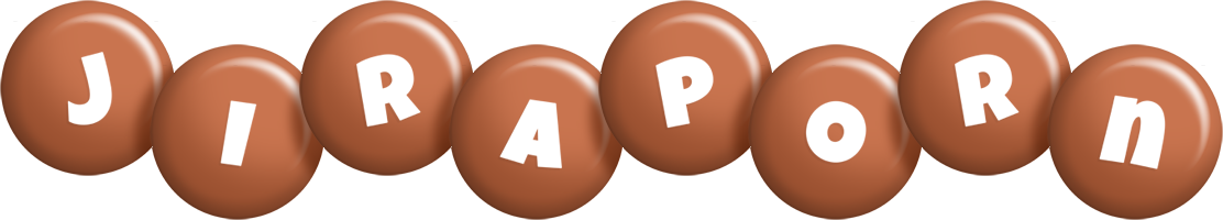 Jiraporn candy-brown logo