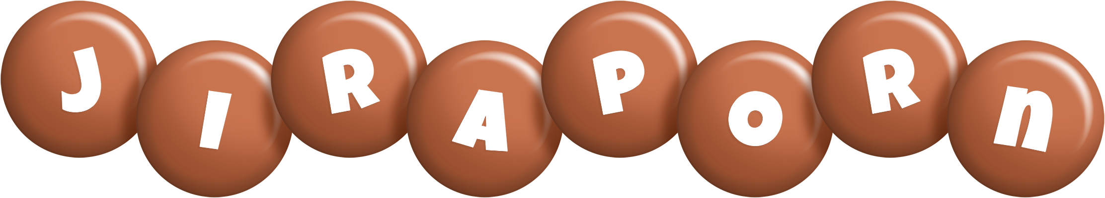 Jiraporn candy-brown logo