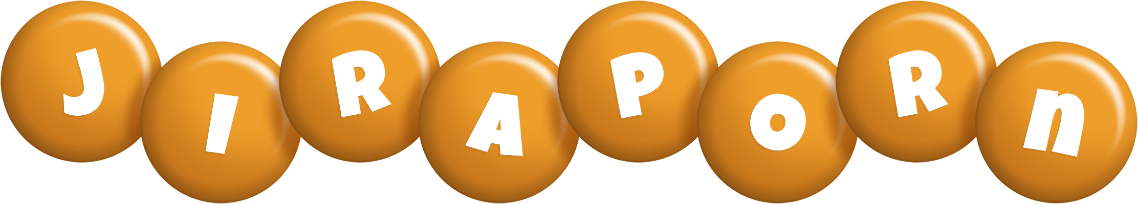 Jiraporn candy-orange logo