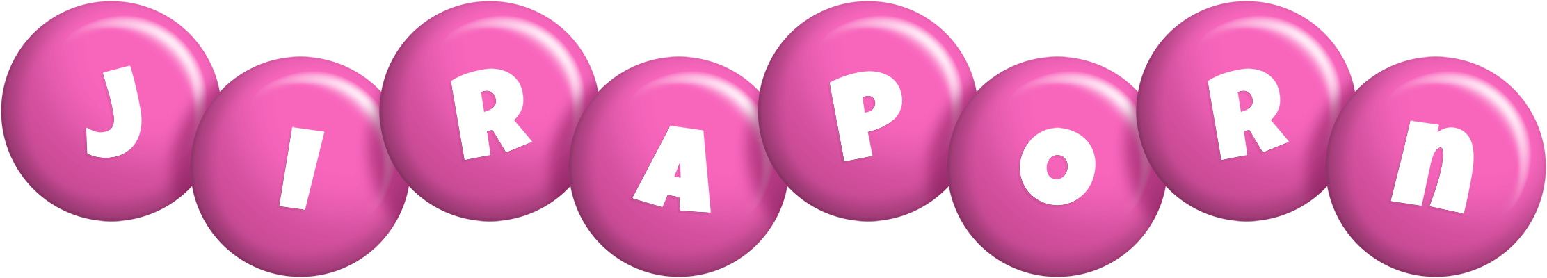 Jiraporn candy-pink logo