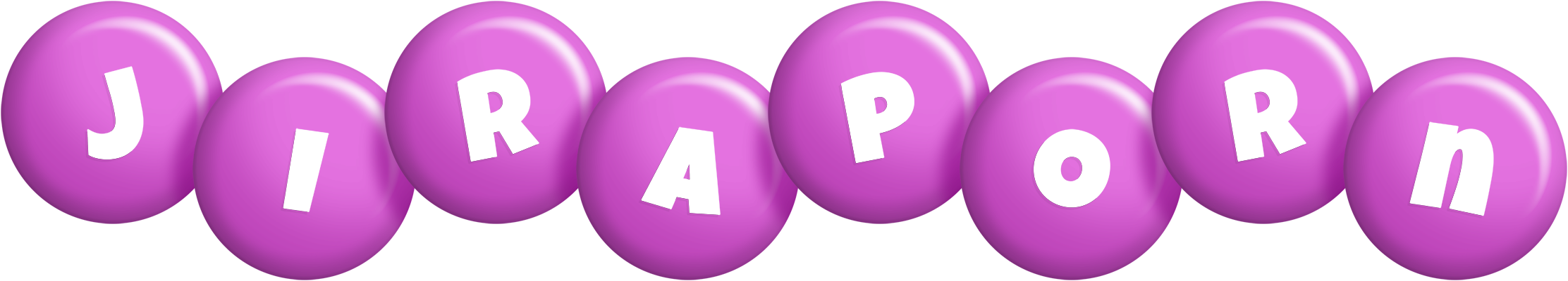 Jiraporn candy-purple logo