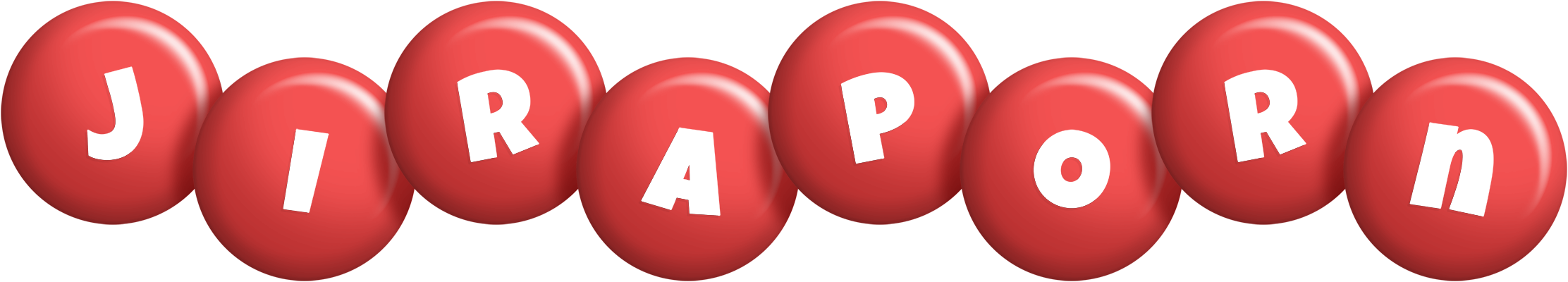Jiraporn candy-red logo