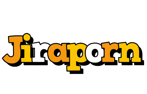 Jiraporn cartoon logo